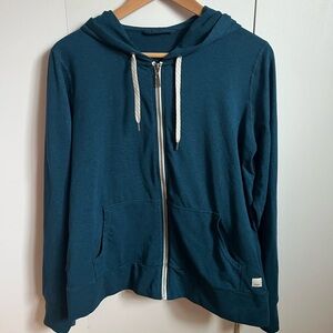 Vuori Deep Teal Hoodie